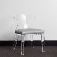 Acrylic Chair With Shagreen Seat